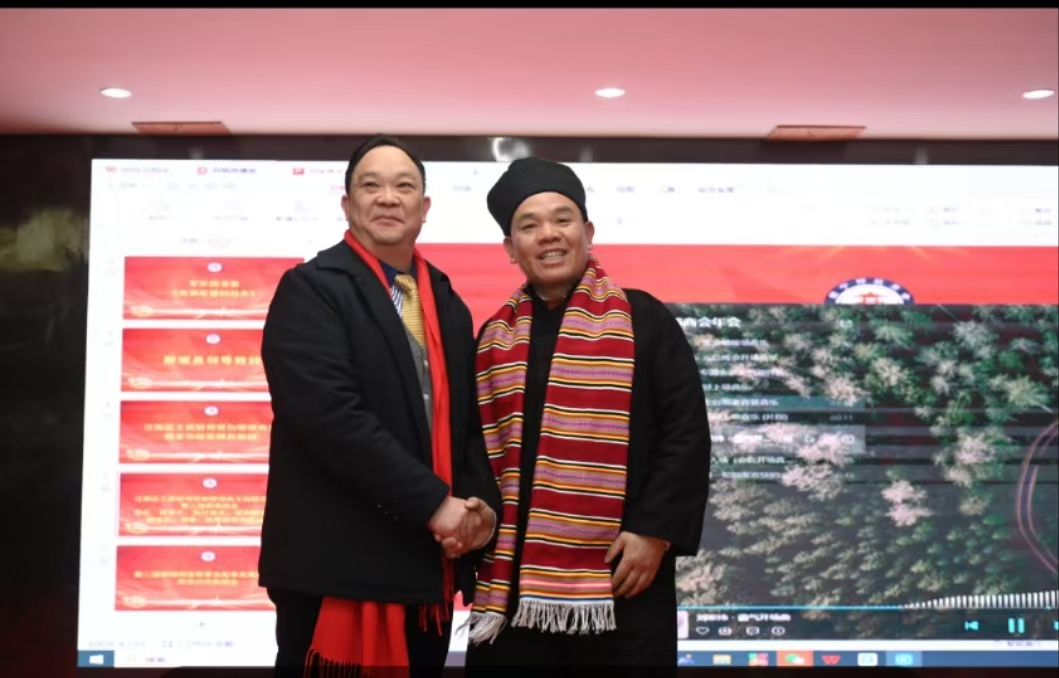 那坡商会第一届会长吴明坚的推荐信